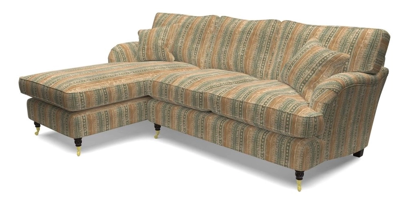 Alwinton LHF Chaise in Floral Linen Lela Mystery