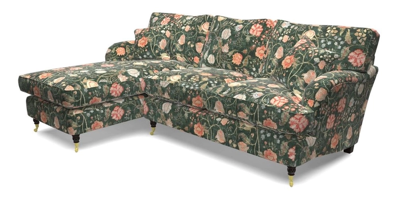 Alwinton LHF Chaise in Floral Linen Lela Mystery Alwinton LHF Chaise in Floral Linen Lela Mystery