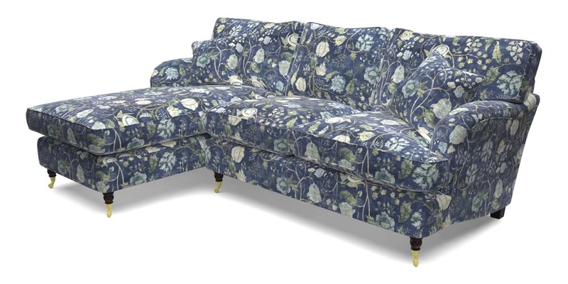 Alwinton LHF Chaise in Floral Linen Lela Mystery