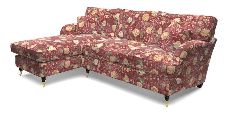 Alwinton LHF Chaise in Floral Linen Lela Mystery