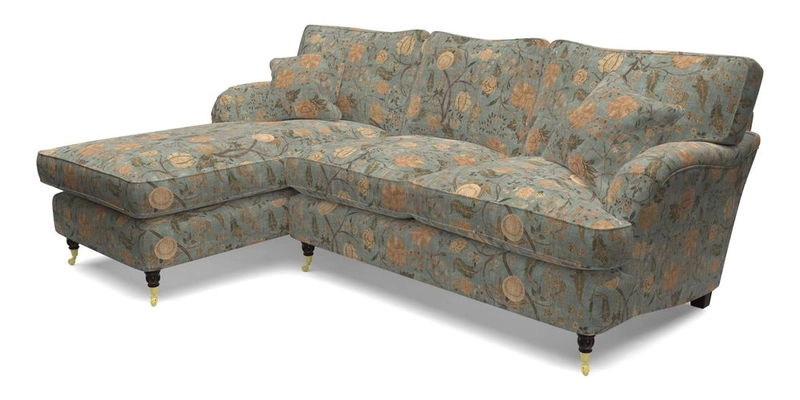 Alwinton LHF Chaise in Floral Linen Lela Mystery
