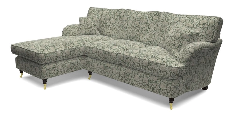 Alwinton LHF Chaise in Floral Linen Lela Mystery