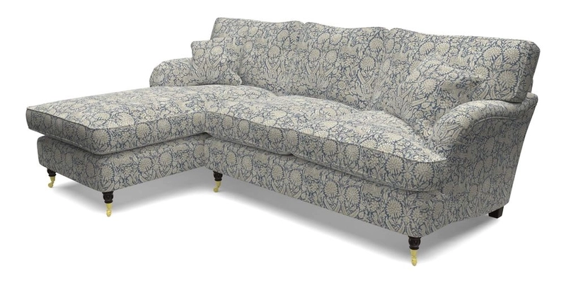 Alwinton LHF Chaise in Floral Linen Lela Mystery