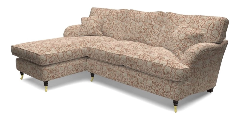 Alwinton LHF Chaise in Floral Linen Lela Mystery