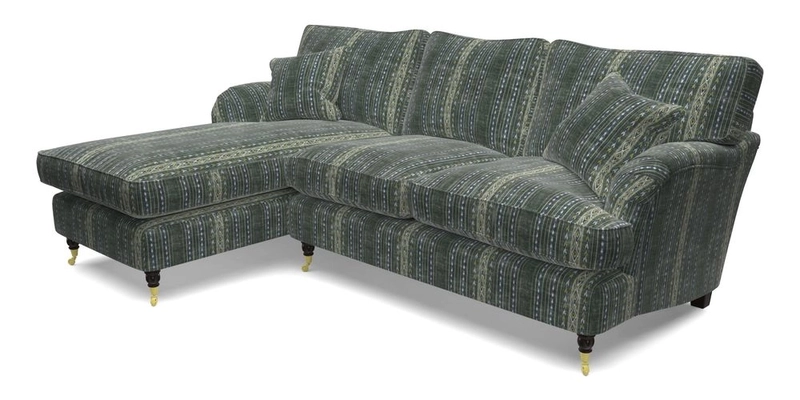 Alwinton LHF Chaise in Floral Linen Lela Mystery