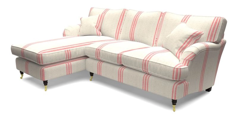 Alwinton LHF Chaise in Floral Linen Lela Mystery