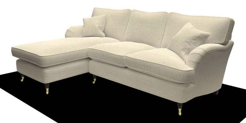Alwinton chaise LHF in Floral Linen Lela Mystery