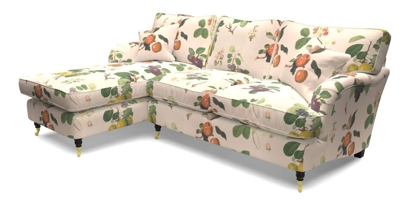 Alwinton LHF Chaise in Floral Linen Lela Mystery