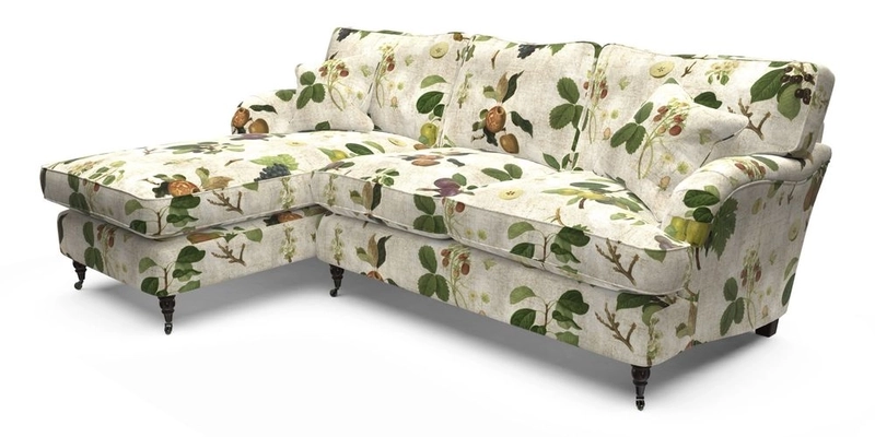 Alwinton LHF Chaise in Floral Linen Lela Mystery