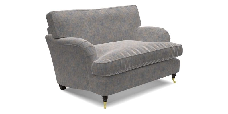 Alwinton Snuggler in Lumino Velvet Wine