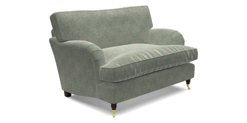 Alwinton Snuggler in Lumino Velvet Wine