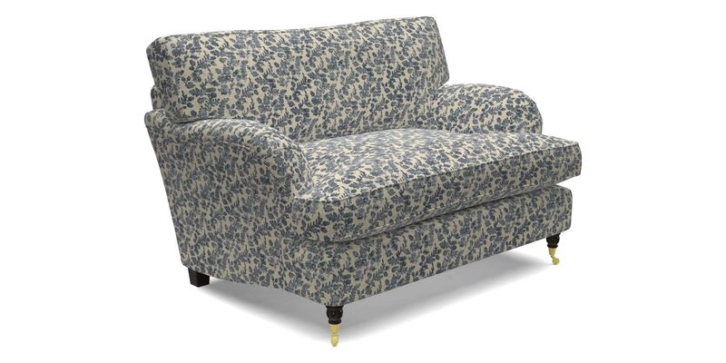 Alwinton snuggler in Lumino Velvet Wine