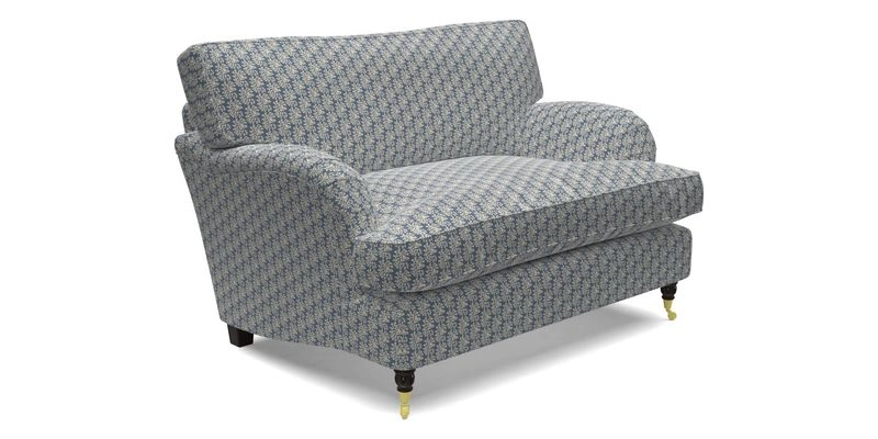 Alwinton Snuggler in Lumino Velvet Wine