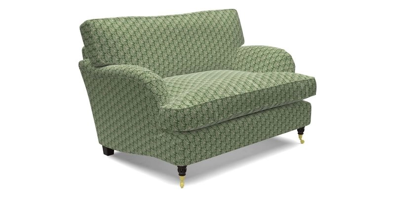 Alwinton Snuggler in Lumino Velvet Wine