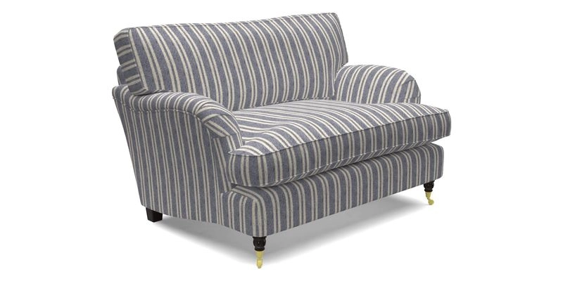 Alwinton Snuggler in Lumino Velvet Wine