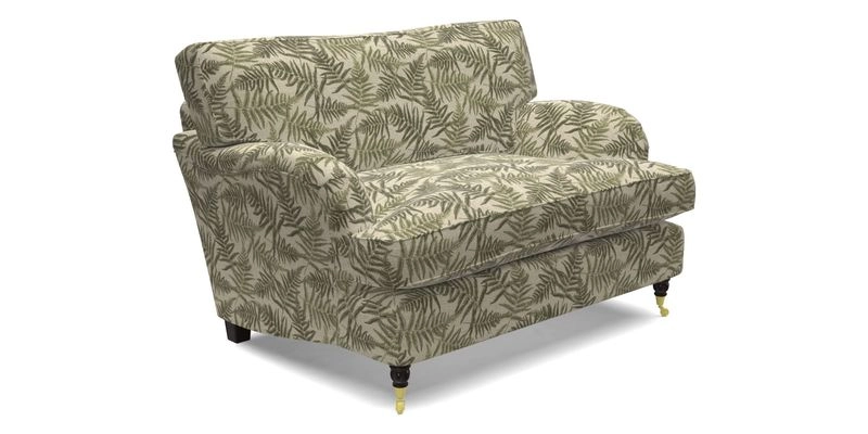Alwinton snuggler in Lumino Velvet Wine