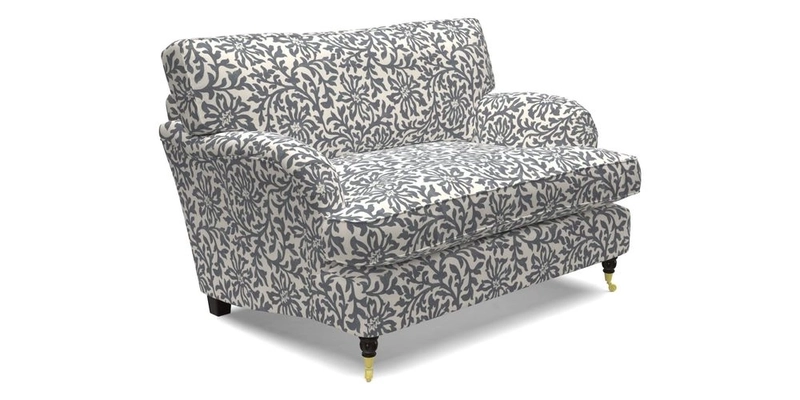 Alwinton Snuggler in Lumino Velvet Wine