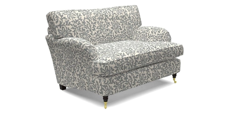 Alwinton Snuggler in Lumino Velvet Wine