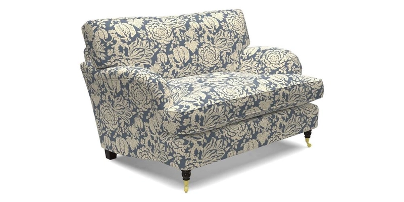 Alwinton Snuggler in Lumino Velvet Wine