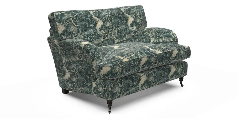 Alwinton Snuggler in Lumino Velvet Wine