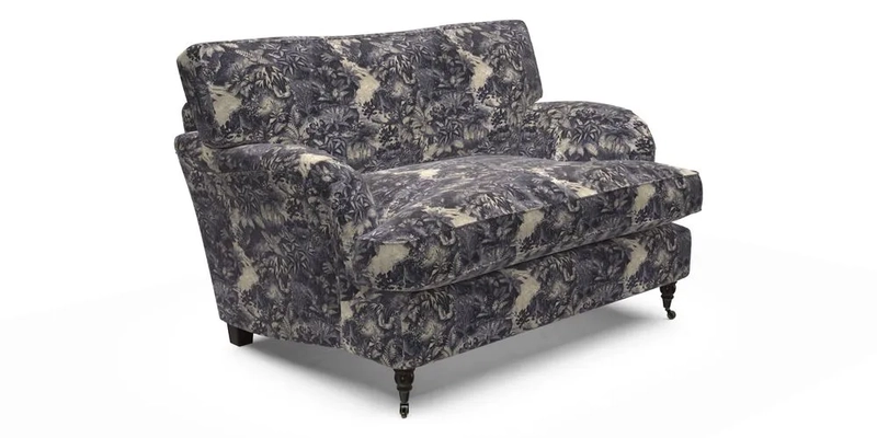 Alwinton Snuggler in Lumino Velvet Wine