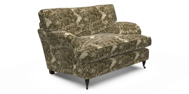 Alwinton Snuggler in Lumino Velvet Wine