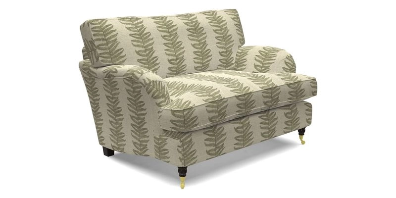 Alwinton snuggler in Lumino Velvet Wine