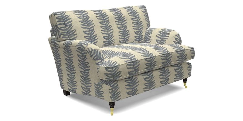 Alwinton snuggler in Lumino Velvet Wine