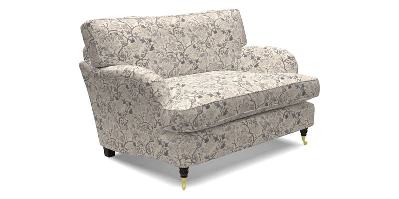 Alwinton snuggler in Lumino Velvet Wine