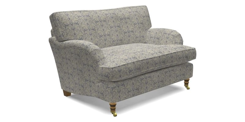 Alwinton Snuggler in Lumino Velvet Wine