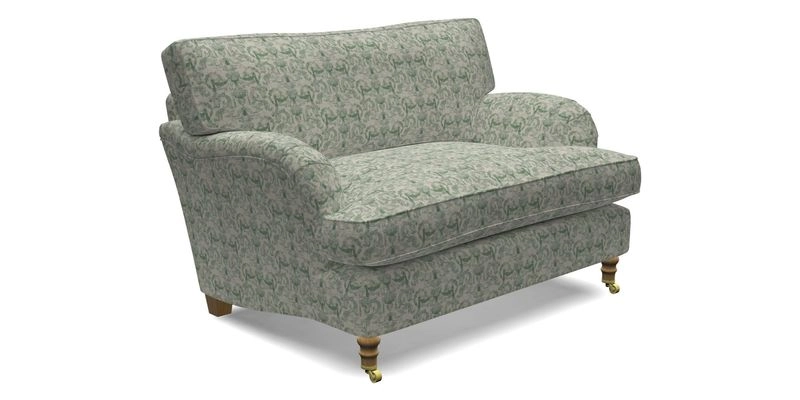 Alwinton Snuggler in Lumino Velvet Wine