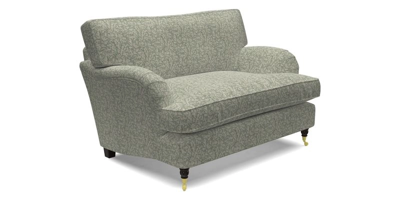 Alwinton Snuggler in Lumino Velvet Wine