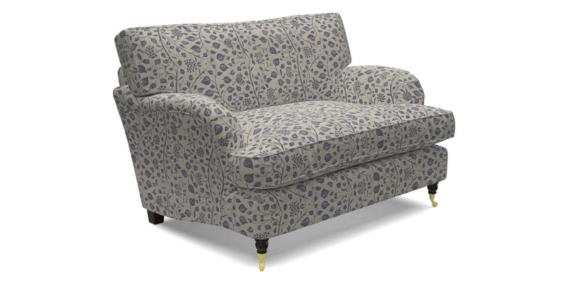 Alwinton Snuggler in Lumino Velvet Wine