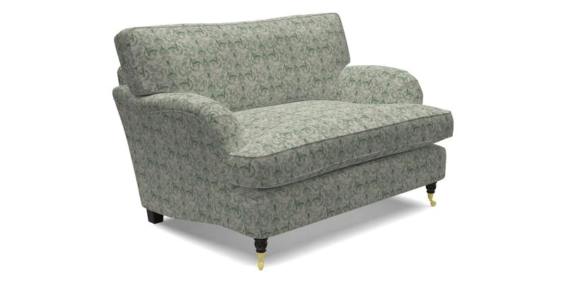 Alwinton Snuggler in Lumino Velvet Wine