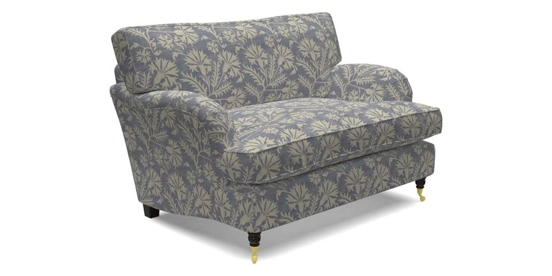 Alwinton Snuggler in Lumino Velvet Wine