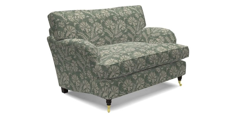 Alwinton Snuggler in Lumino Velvet Wine