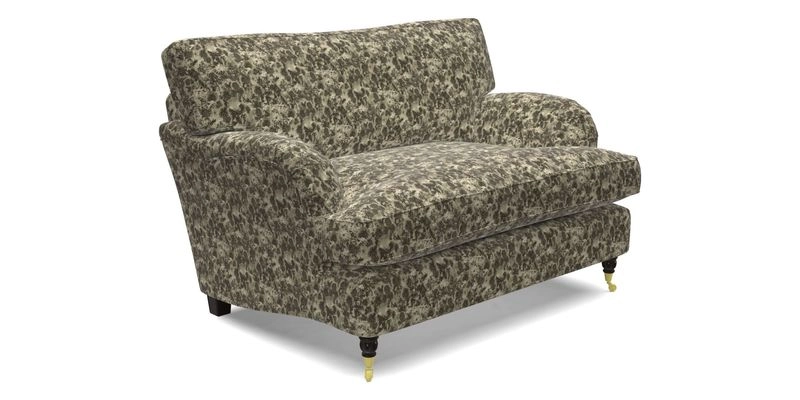 Alwinton snuggler in Lumino Velvet Wine
