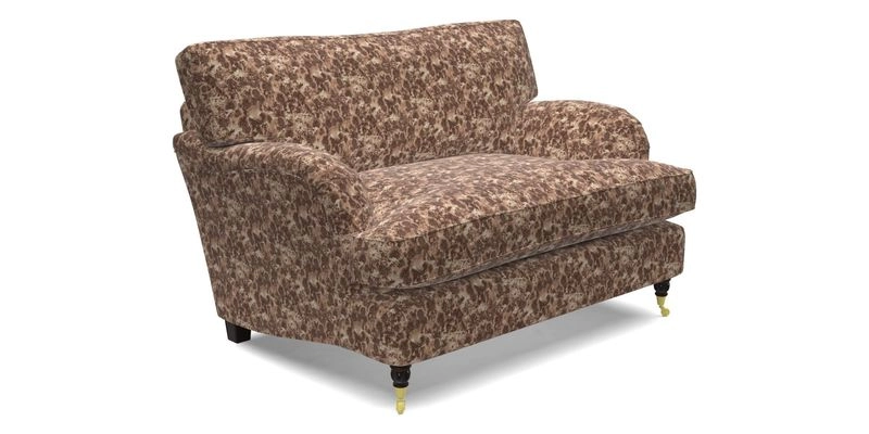 Alwinton snuggler in Lumino Velvet Wine