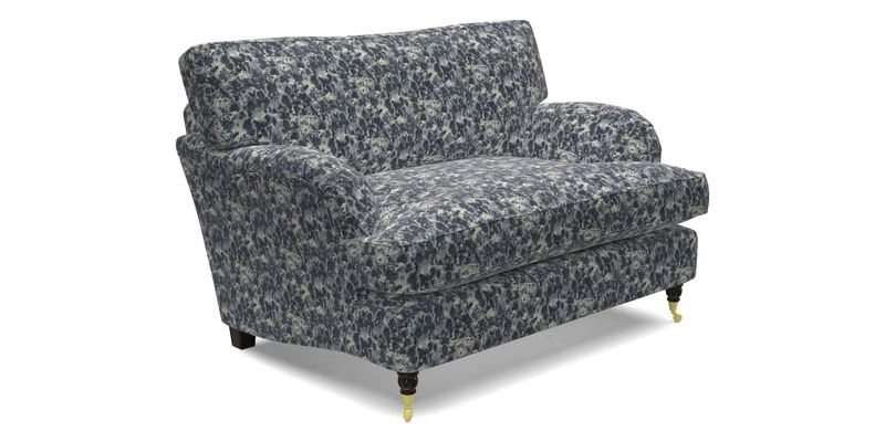 Alwinton snuggler in Lumino Velvet Wine