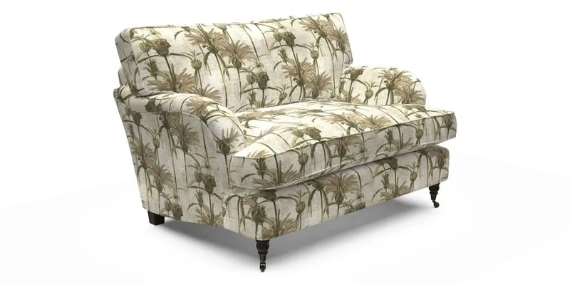 Alwinton Snuggler in Lumino Velvet Wine