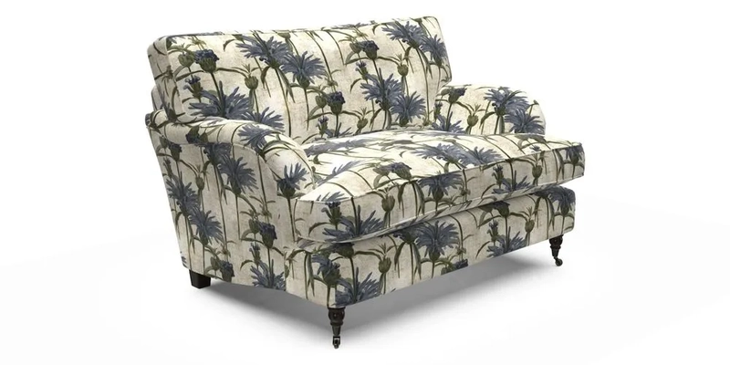 Alwinton Snuggler in Lumino Velvet Wine