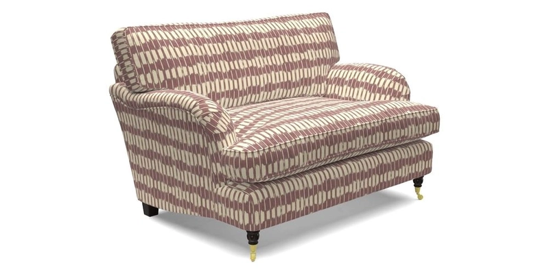 Alwinton Snuggler in Lumino Velvet Wine