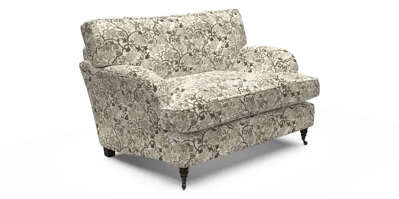 Alwinton Snuggler in Lumino Velvet Wine