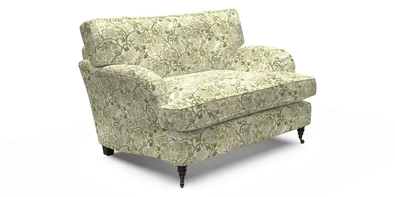 Alwinton Snuggler in Lumino Velvet Wine