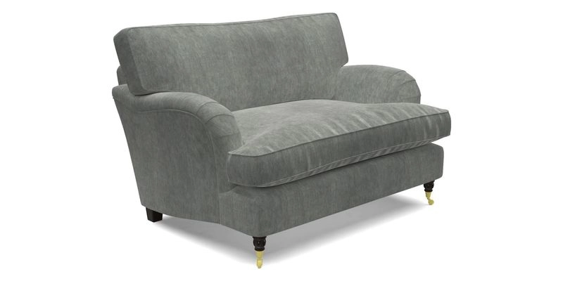 Alwinton Snuggler in Lumino Velvet Wine