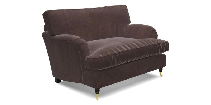 Alwinton Snuggler in Lumino Velvet Wine