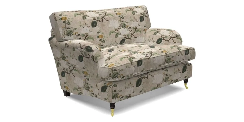 Alwinton Snuggler in Lumino Velvet Wine