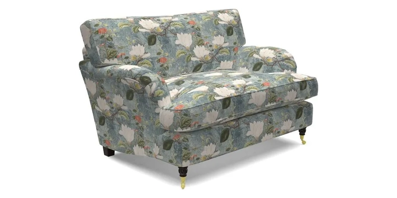 Alwinton Snuggler in Lumino Velvet Wine