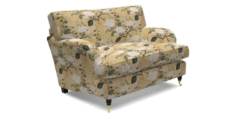 Alwinton Snuggler in Lumino Velvet Wine