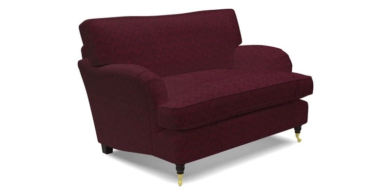 Alwinton Snuggler in Lumino Velvet Wine